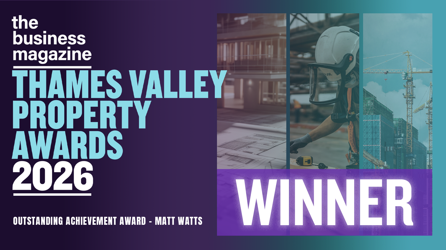 Thames Valley Property Awards 2026 Outstanding Achievement Award - Matt Watts