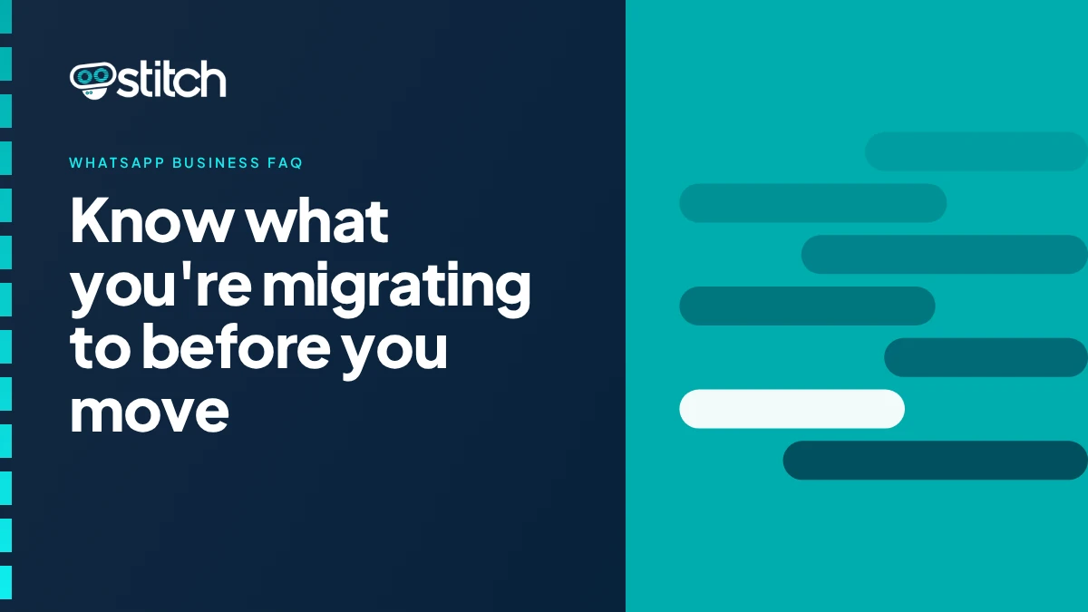 Graphic explaining what a business migrates to when moving a number onto the WhatsApp Business Platform