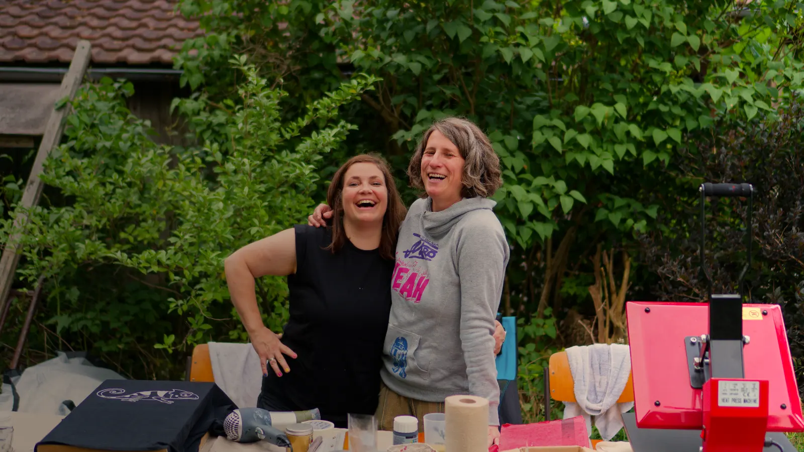 Siebdruck mit Kollektiv bUnterDruck.
Foto: Stefan Schmidt