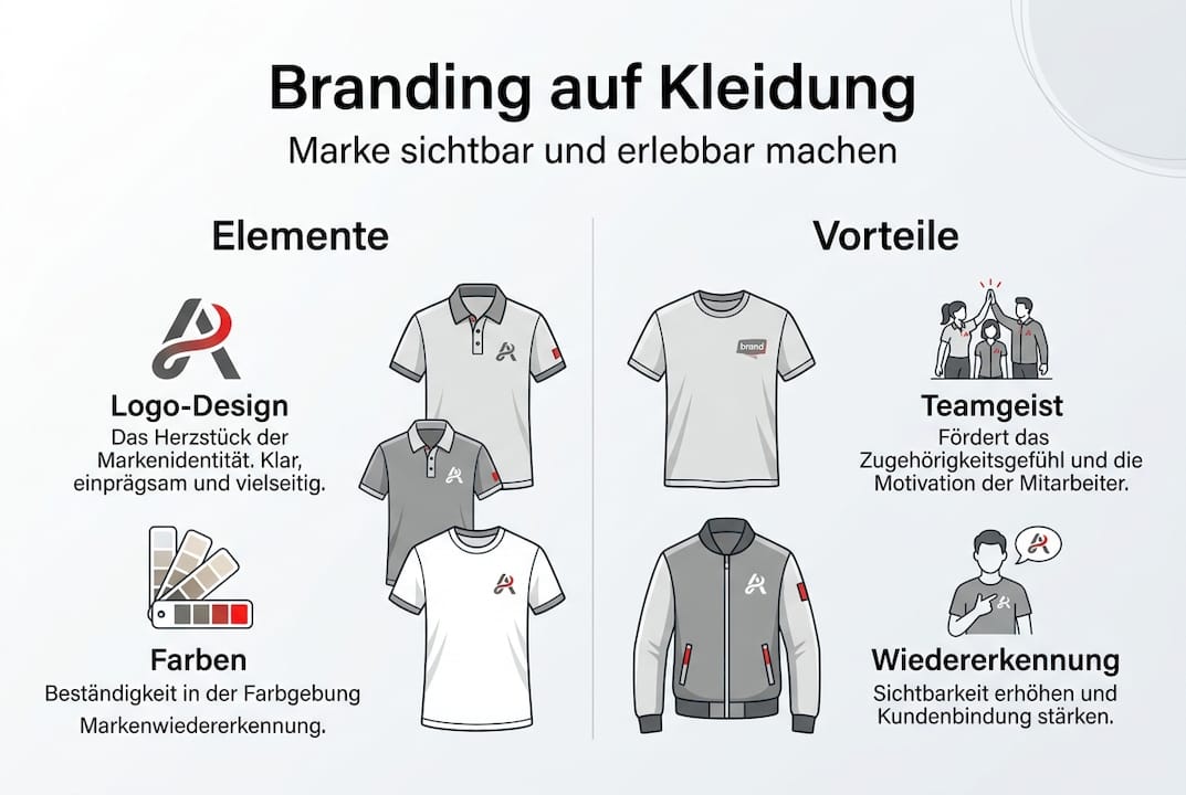 Infografik: So profitieren Unternehmen vom Branding auf Kleidung
