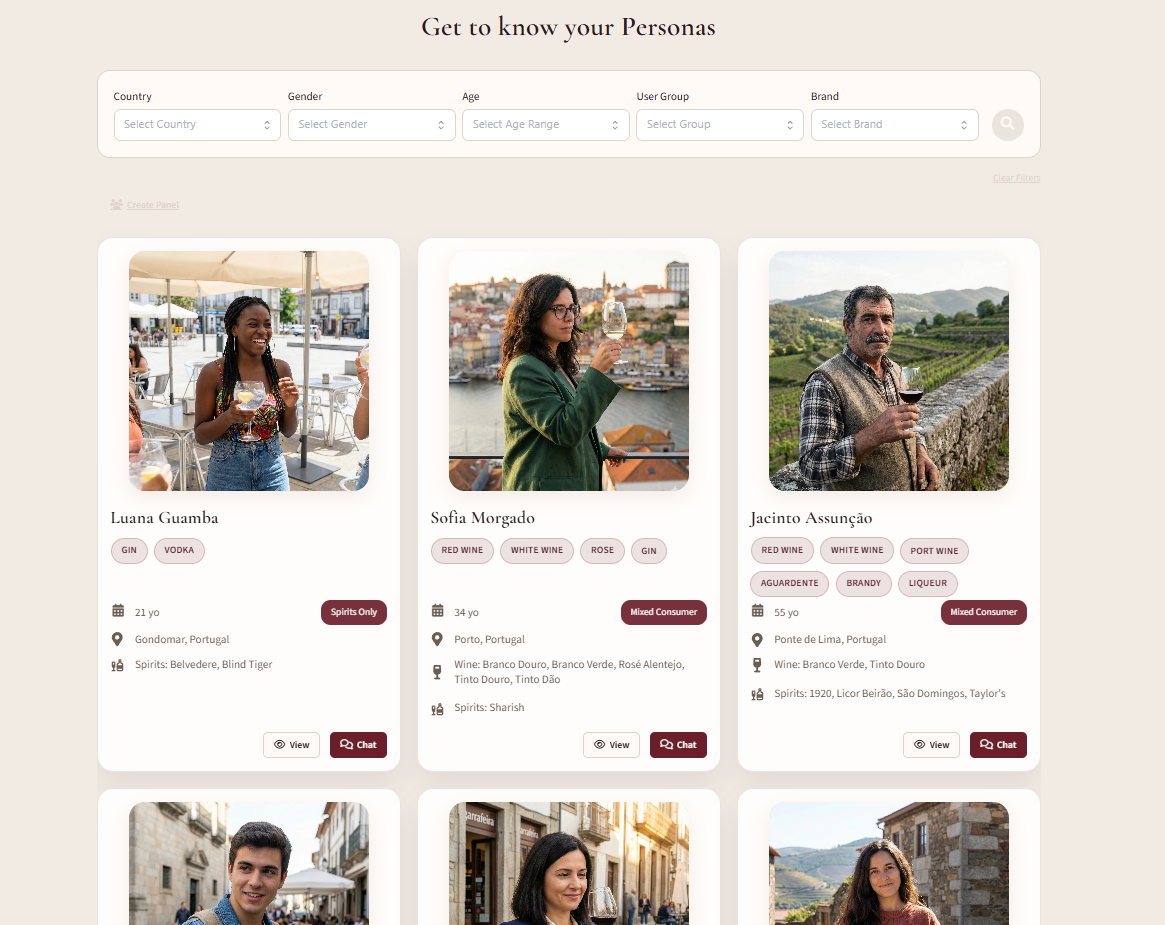Meet the market: conversational personas that talk back