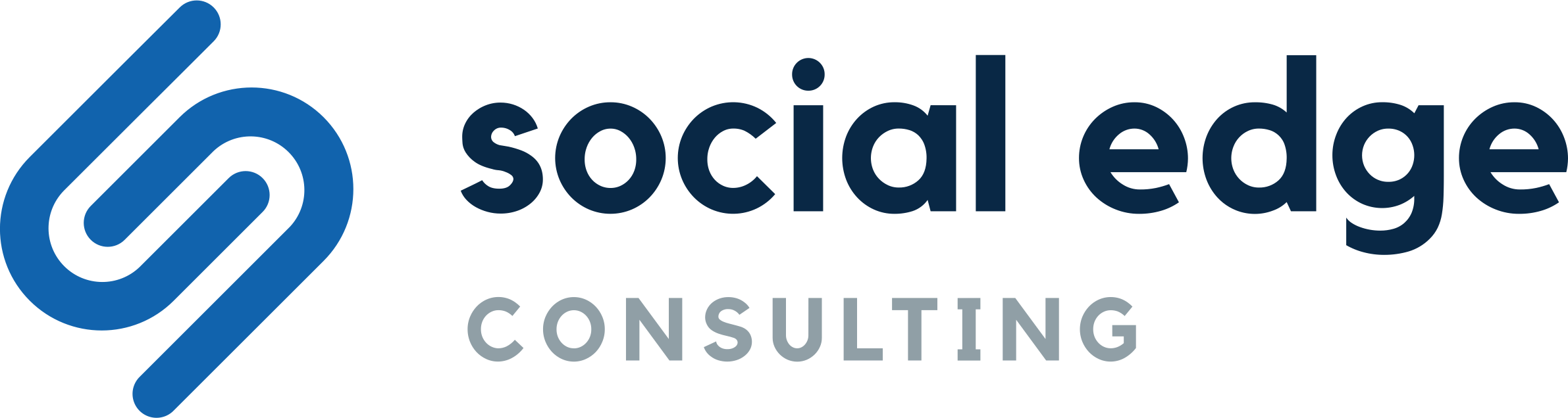 Social Edge Consulting logo with stylized blue 'se' symbol on the left and company name in dark and light blue text.