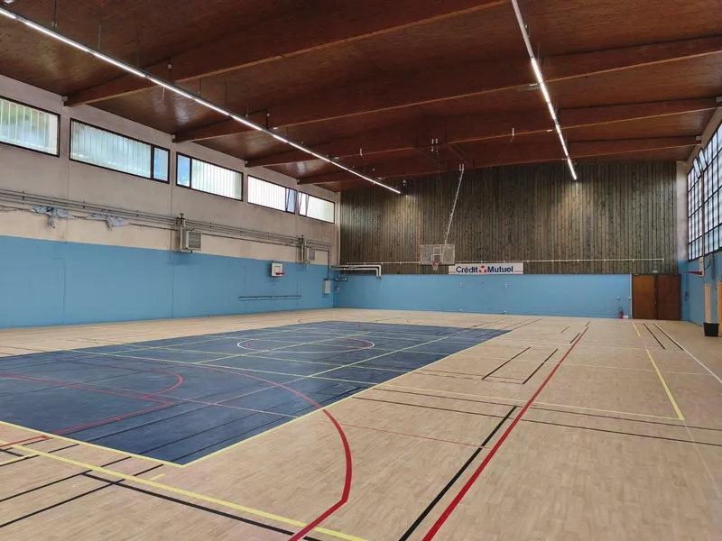 gymnase René Baillieu à Lyon Croix-Rousse - court central de volley PESD