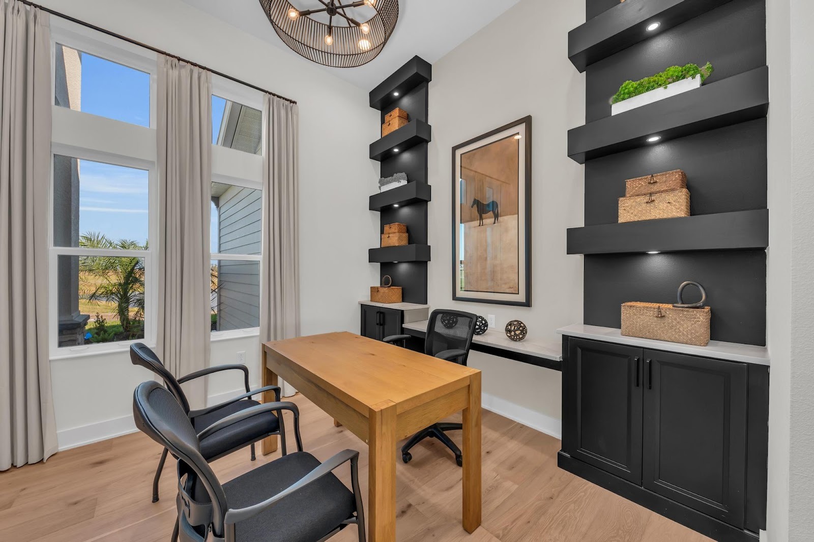 Medallion Home Grand Cayman model home office interior