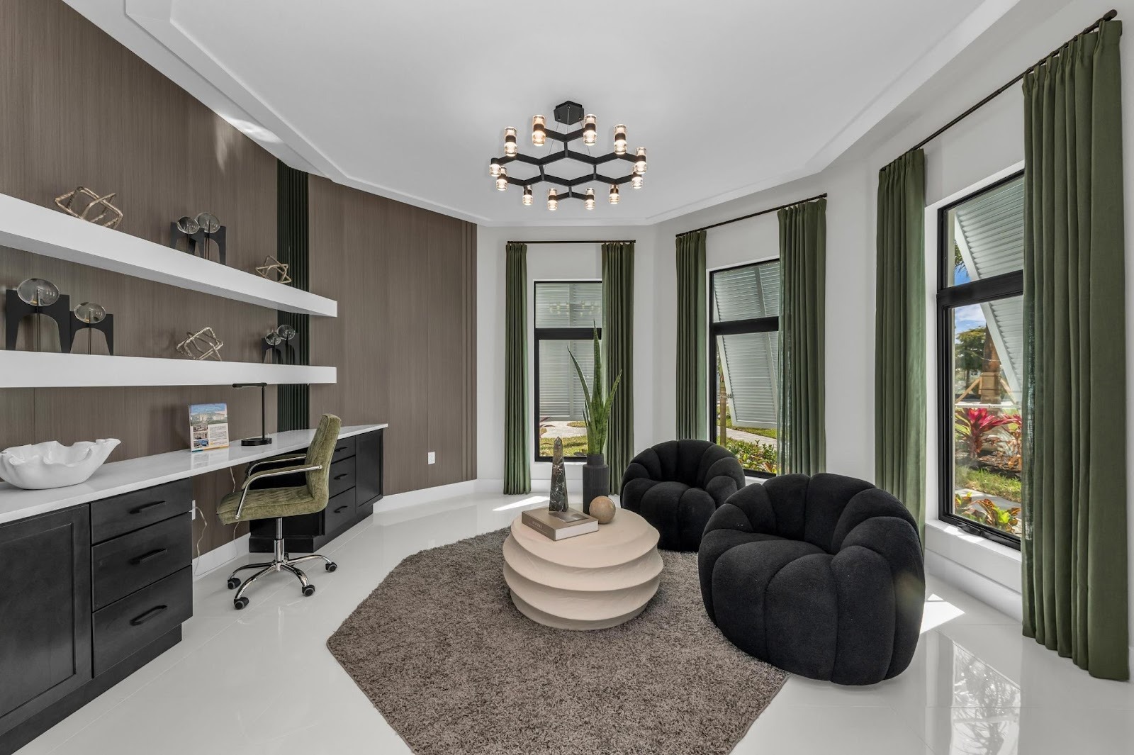 Medallion Home Silver Palm model home office interior