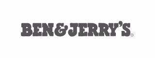 Ben & Jerry's brand name text logo in bold font.