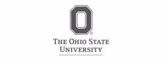 The Ohio State University block O logo in gray with university name below.