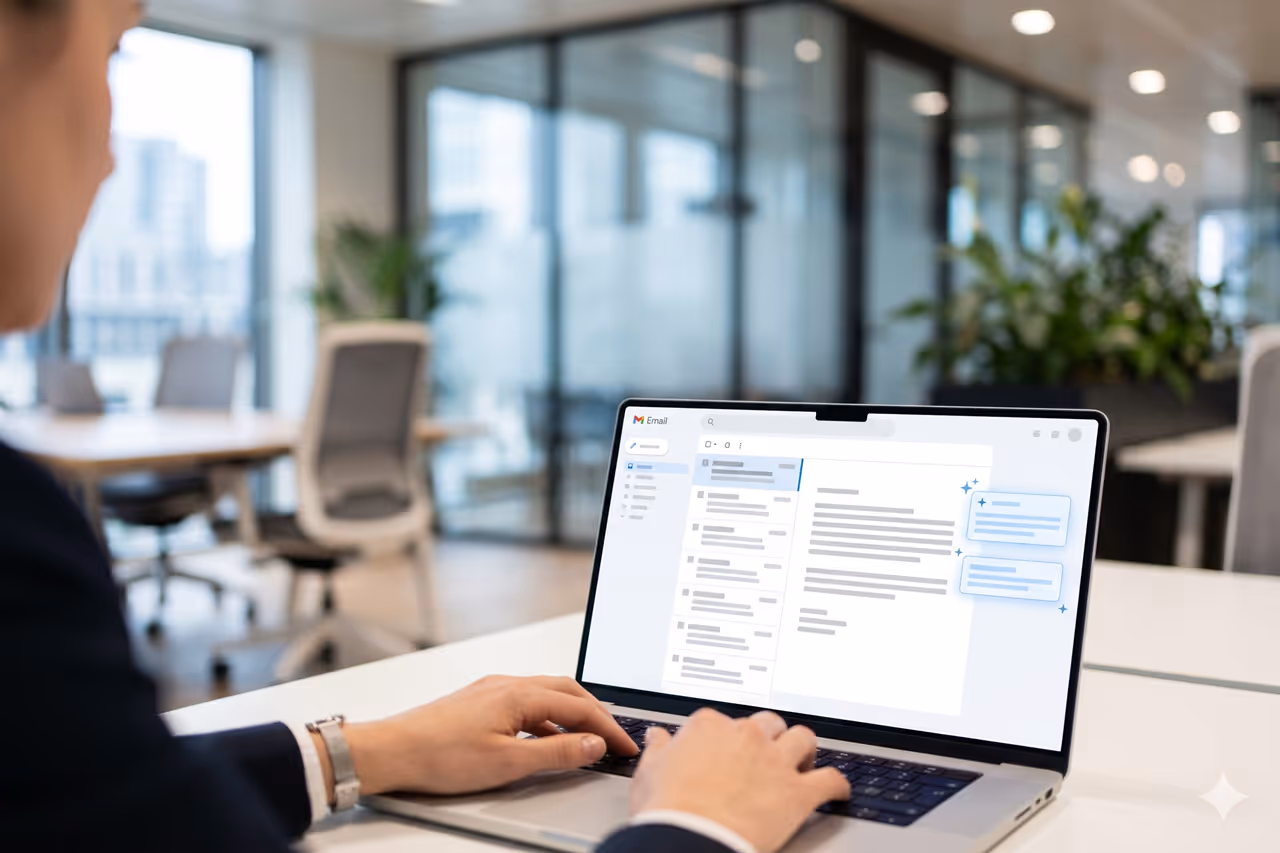 Assistant IA intégré dans la messagerie et les documents bureautiques professionnels