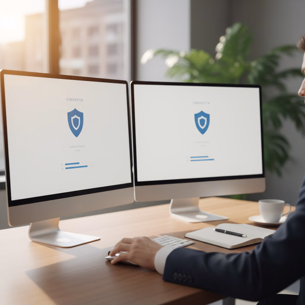 Analyste en cybersécurité surveillant un centre de contrôle SOC 24/7 pour PME à Bruxelles