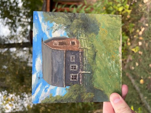 Plein Air: Mackie Lake House Barn