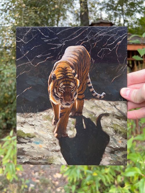 Tiger: Oil Painting