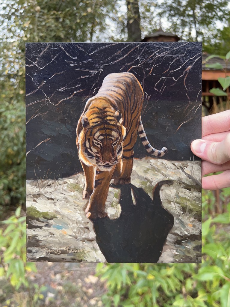 Tiger: Oil Painting
