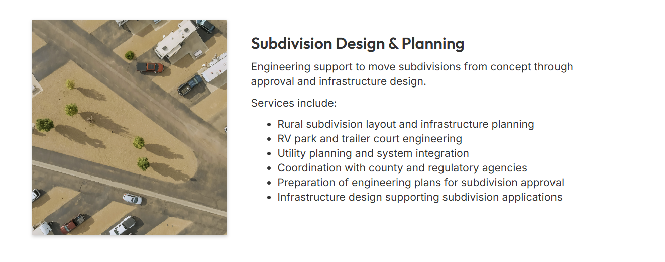 Individual service description