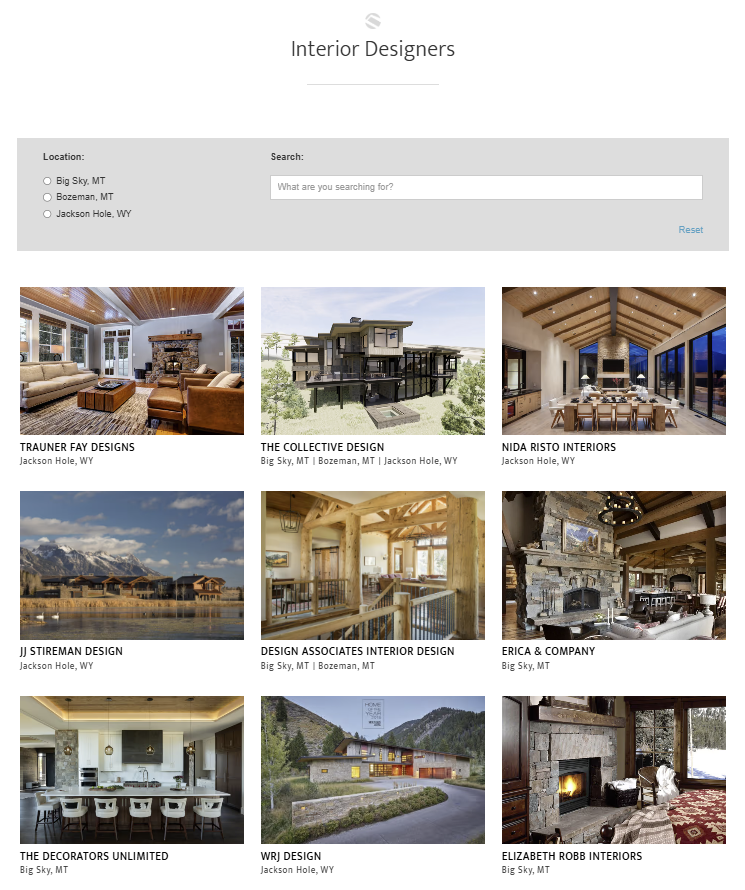 Project search on desktop