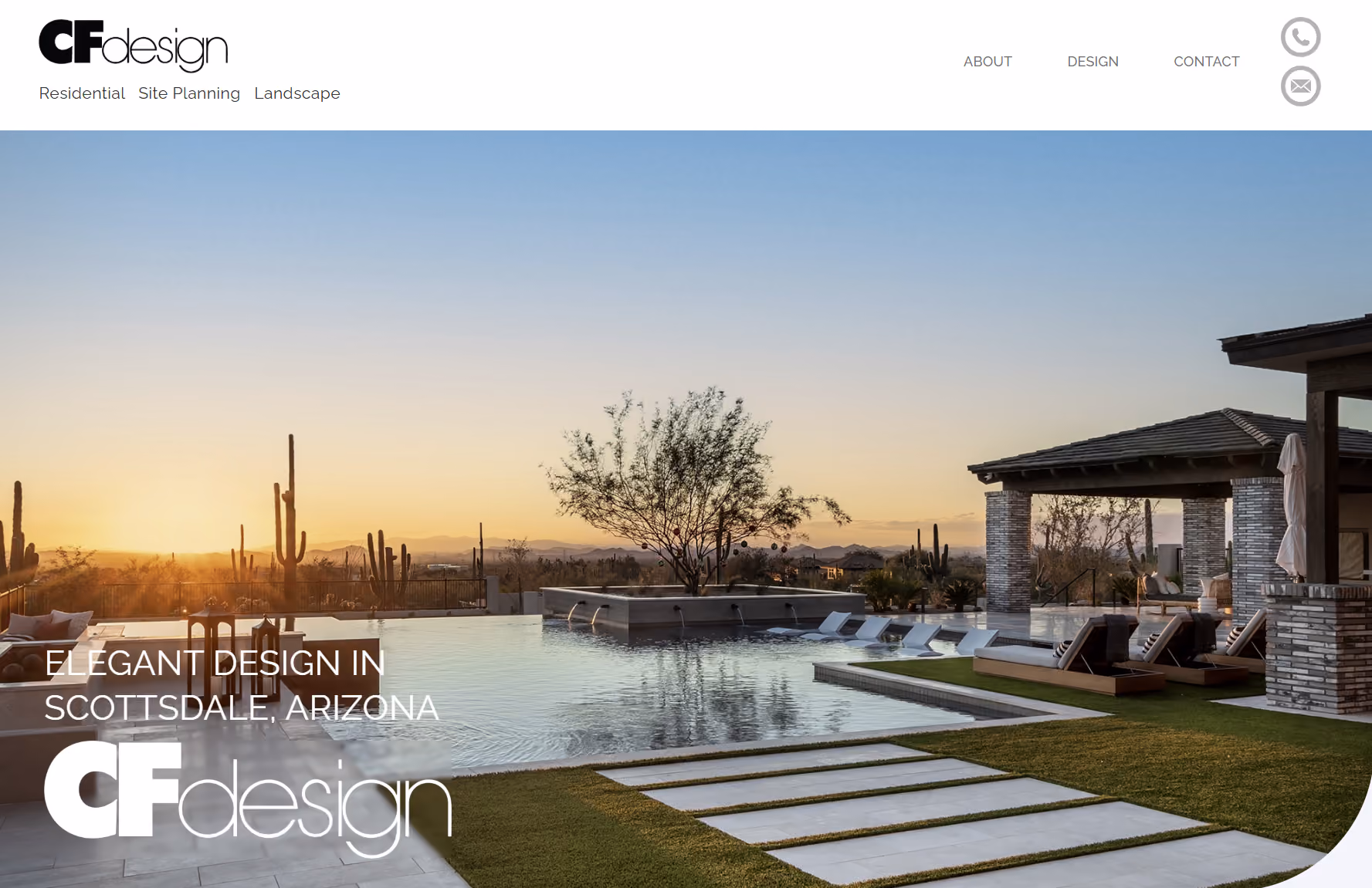 A single-page, visual-first experience that puts the portfolio front and center and moves prospects straight to contact.