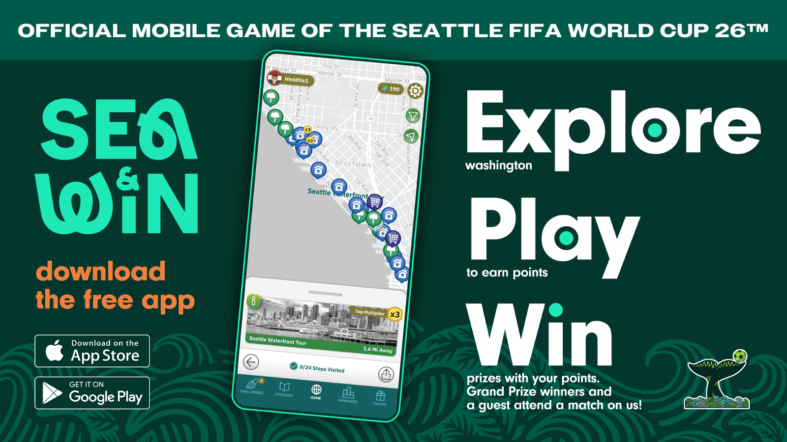 SEA&WIN - Interactive Mobile App for Seattle’s FIFA World Cup ...