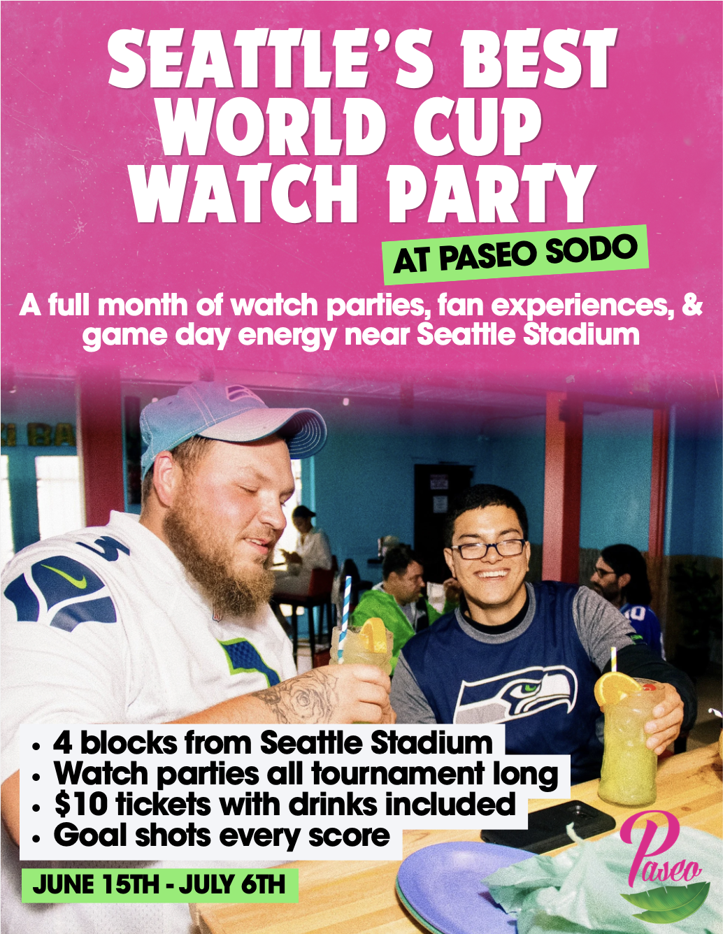 Official FIFA World Cup Seattle Host City Poster