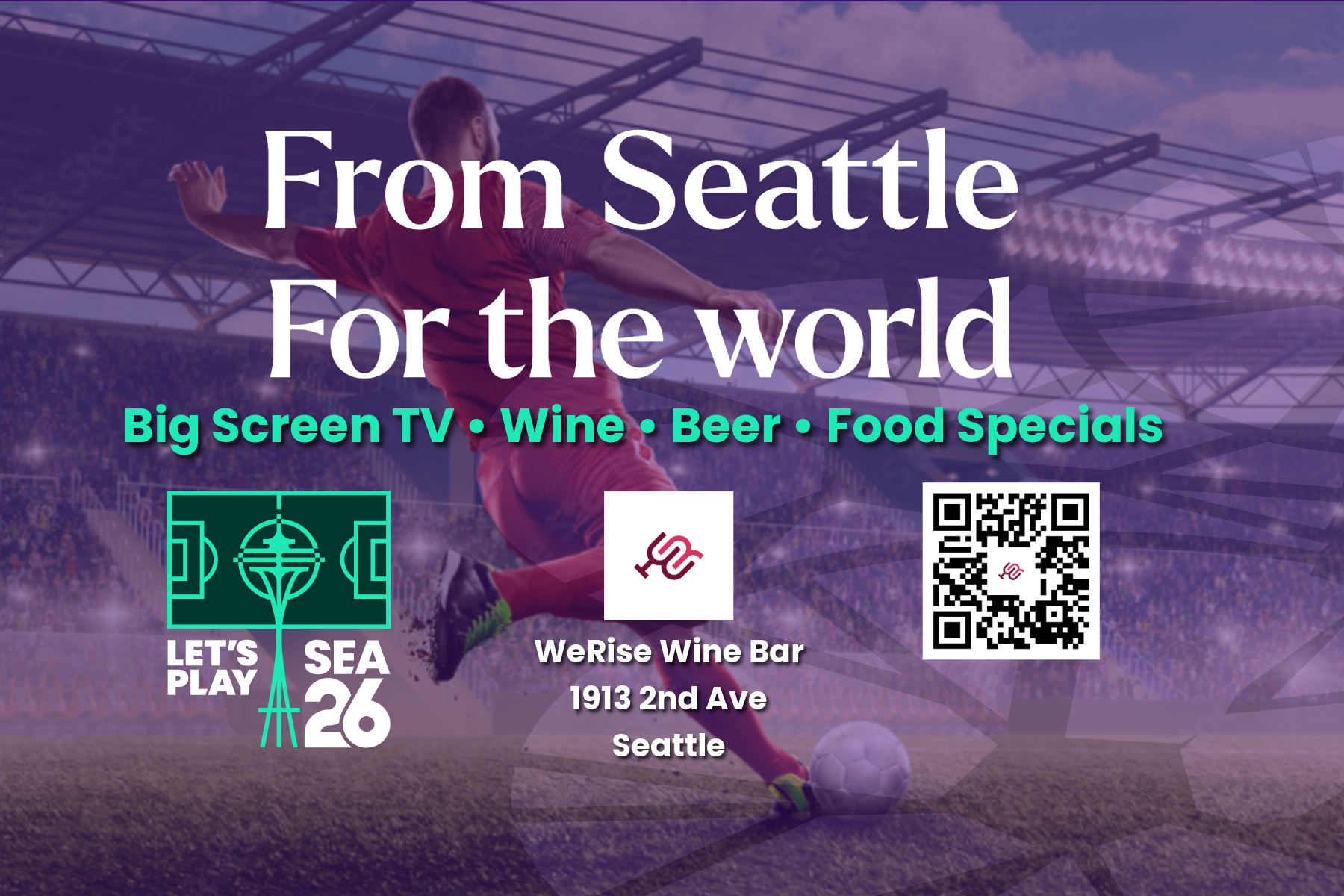 Official FIFA World Cup Seattle Host City Poster