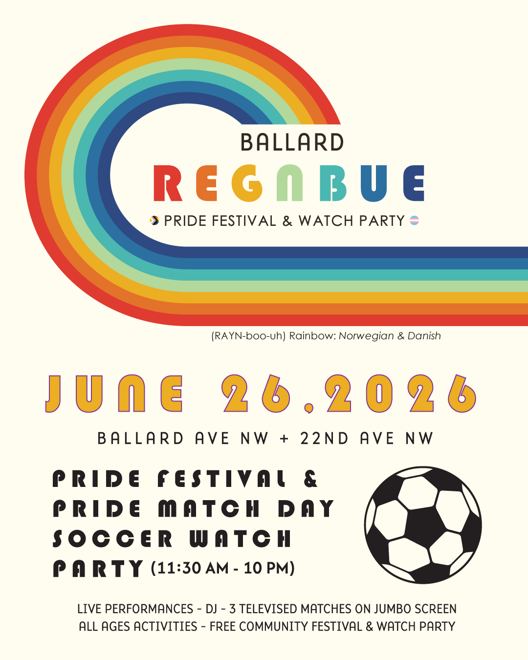 Official FIFA World Cup Seattle Host City Poster