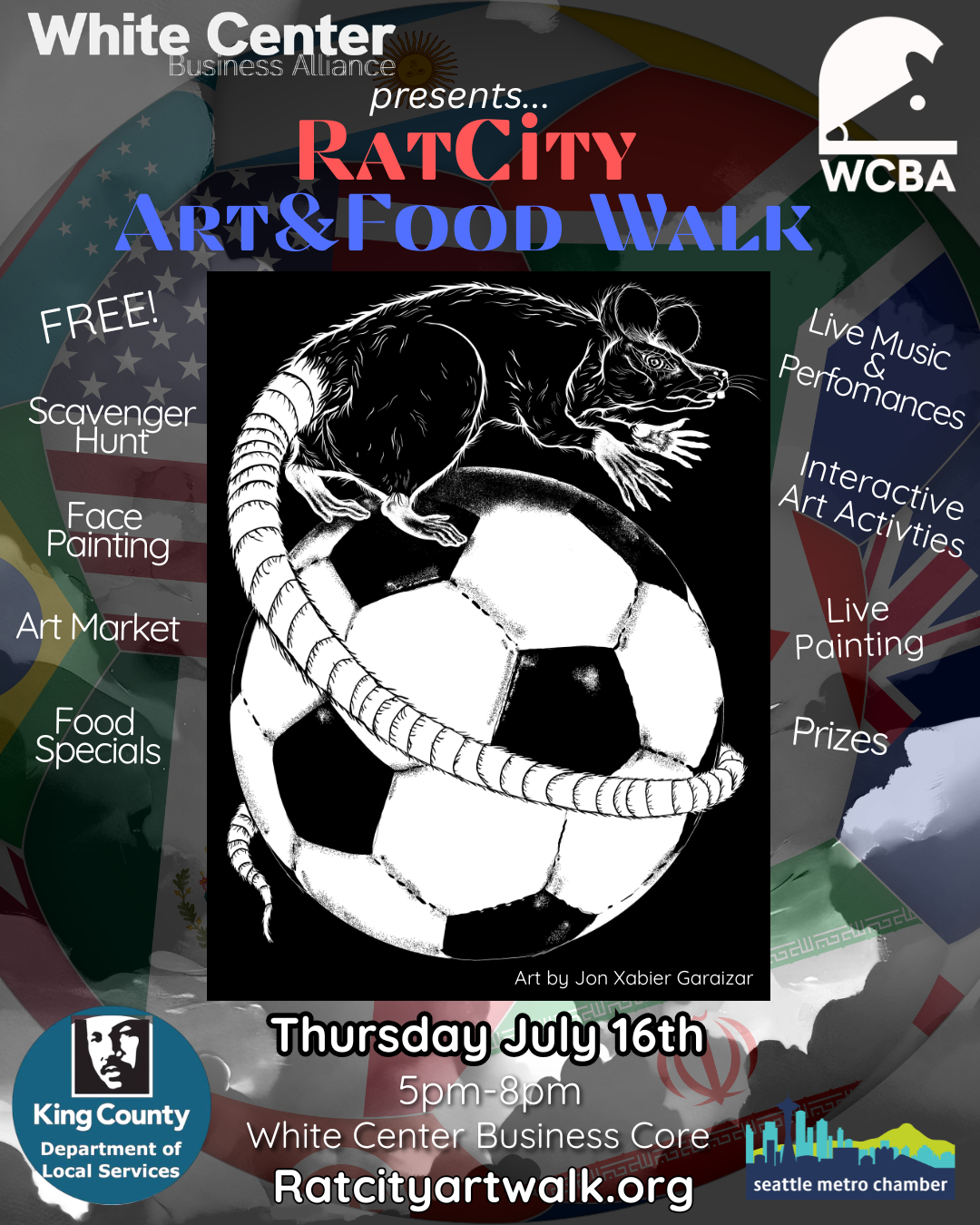 Official FIFA World Cup Seattle Host City Poster