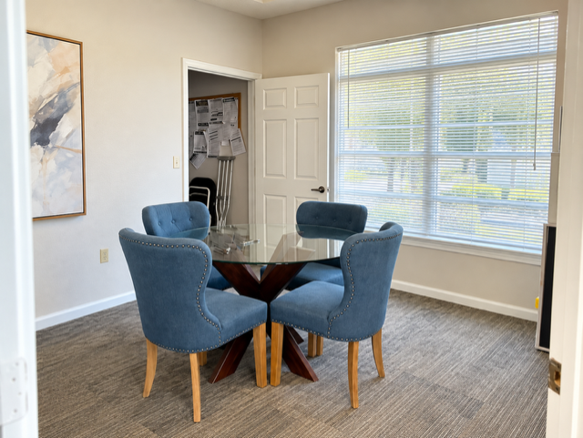 Meeting Room with table and chairs