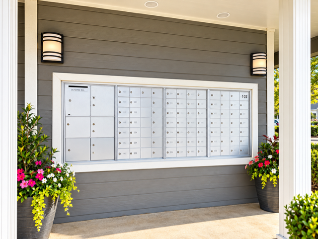 Covered Mailbox area