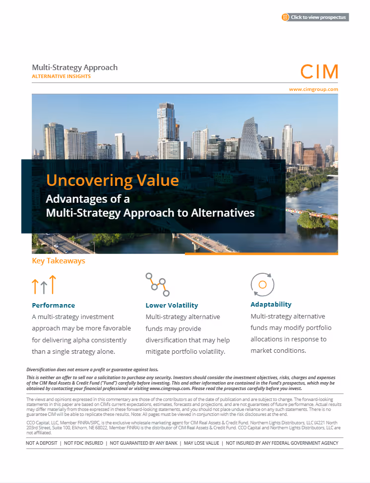 Uncovering Value: Advantages of a Multi-Strategy Approach to Alternatives