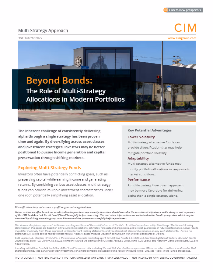 Beyond Bonds: The Role of Multi-Strategy Allocations in Modern Portfolios
