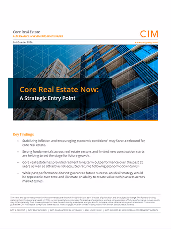 Core Real Estate Now: A Strategic Entry Point