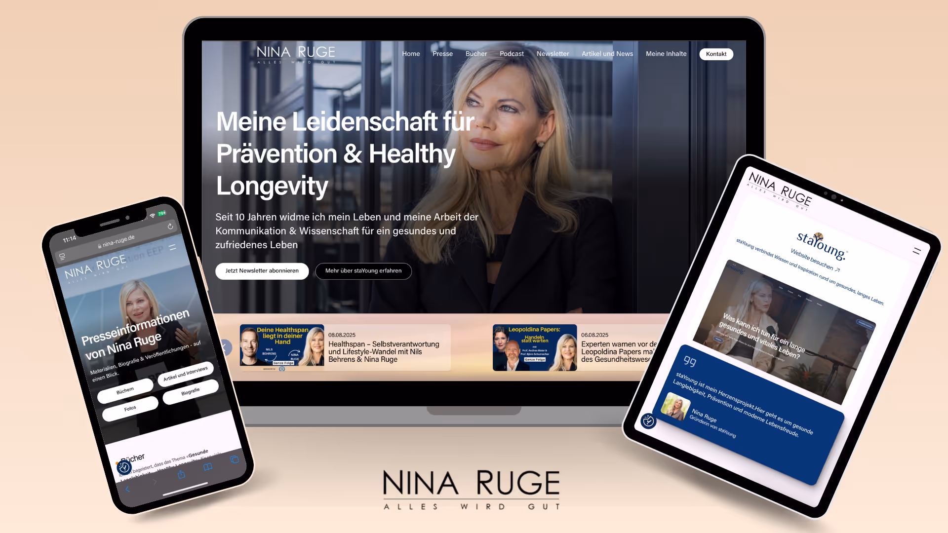 Nina Ruge Web Design & Development