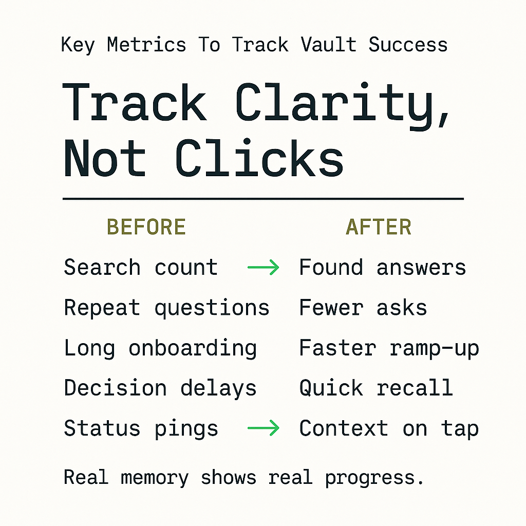 Key Metrics To Track Vault Success 