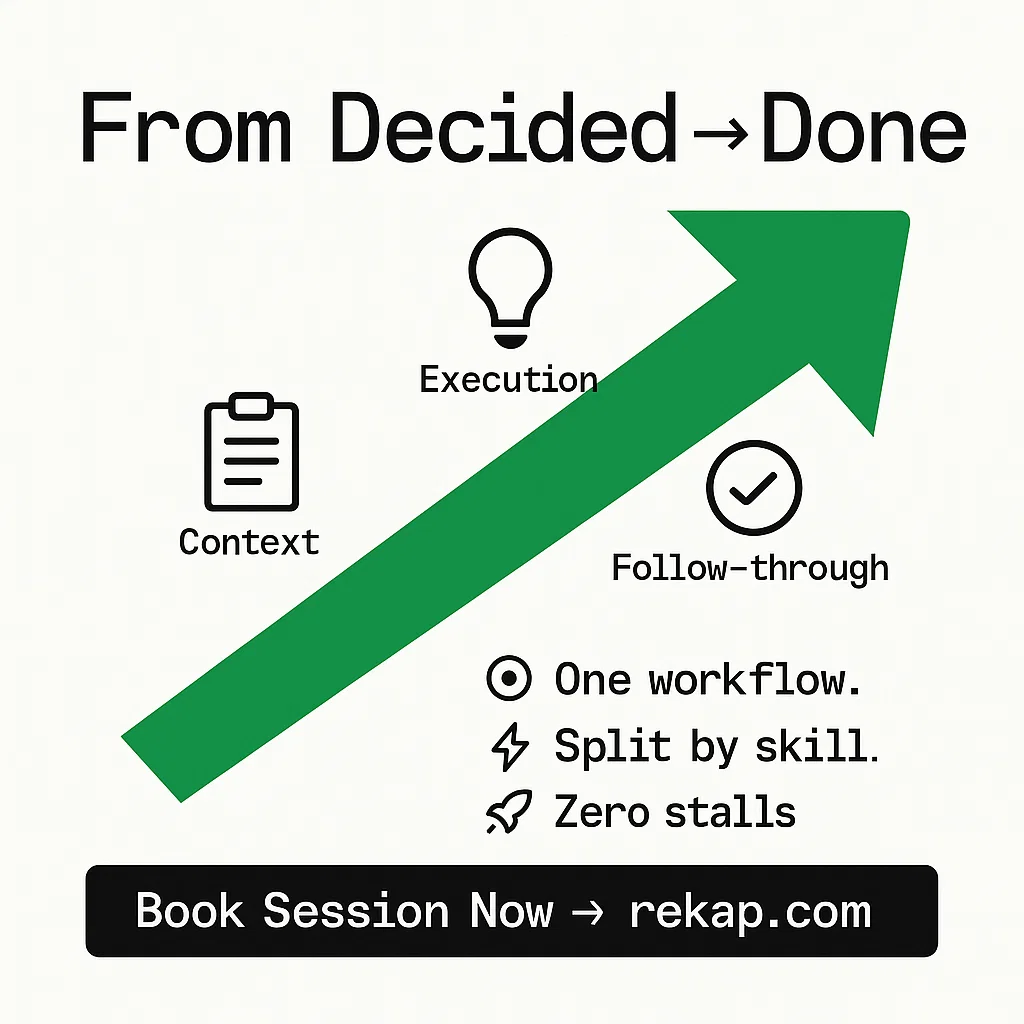 Turn Decisions Into Motion