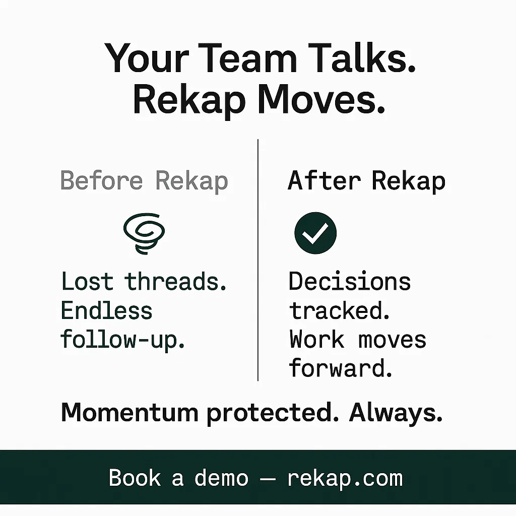 Turn Conversations Into Motion Today