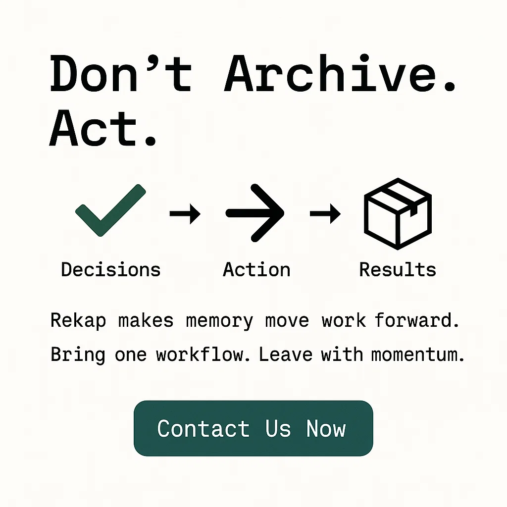 Turn Decisions Into Delivery Now