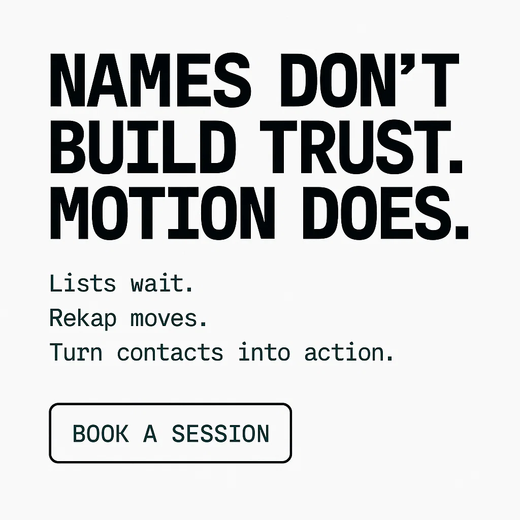 Turn Contacts Into Motion