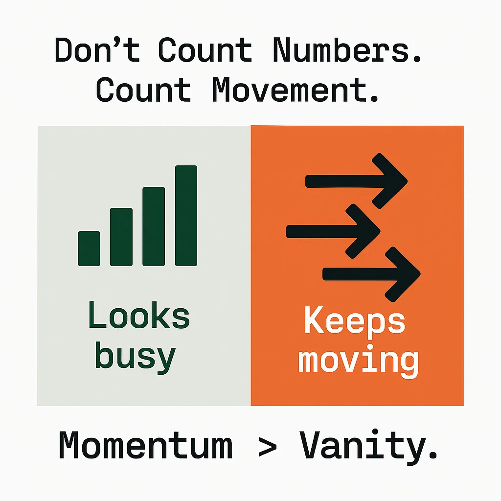 Measuring Success By Motion, Not Metrics