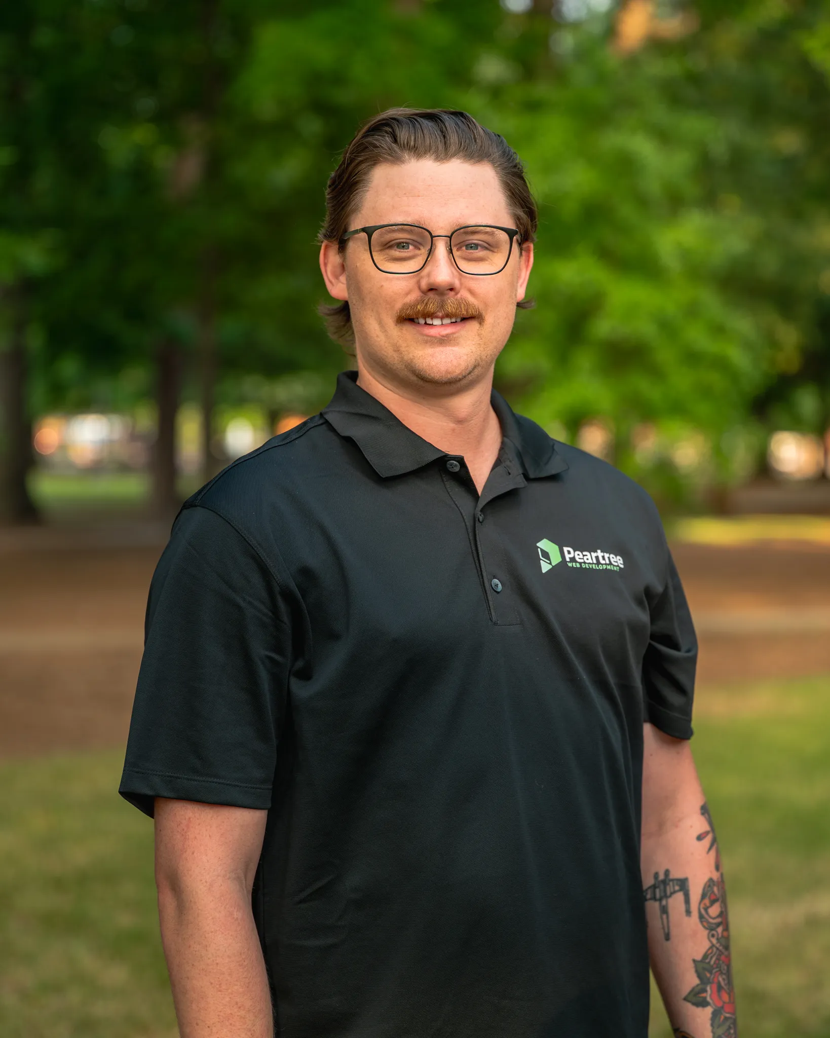 A headshot of Michael Fenwick, one of the founders of Peartree Web Development