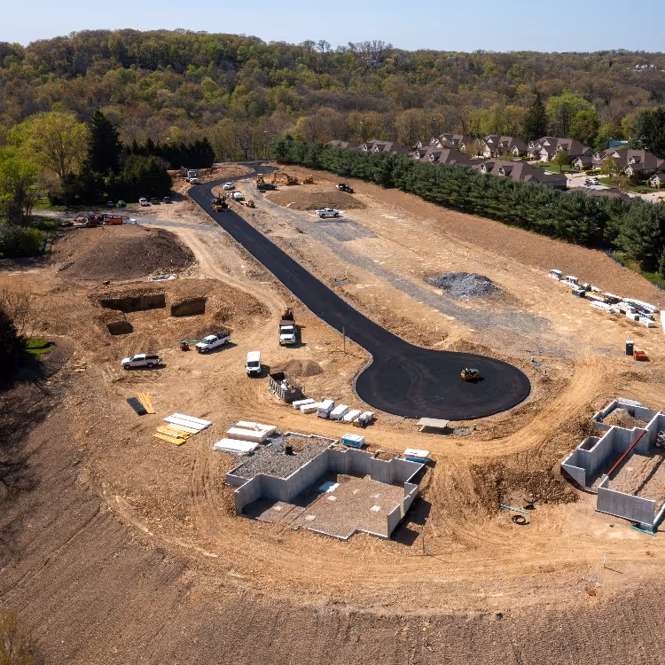 Drone shot of Four Seasons community