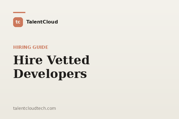 How to Hire Vetted Developers in 2026 (Complete Guide)