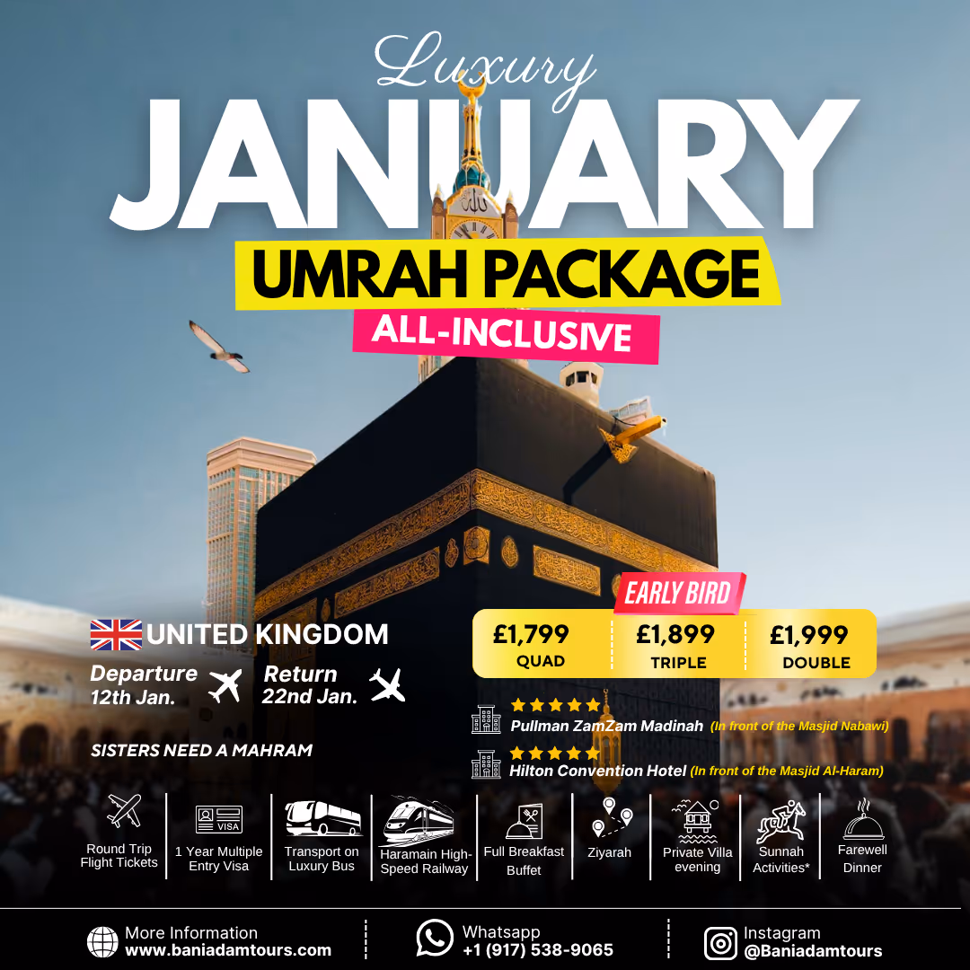 Take Part in a Life-Changing ‍July Umrah Experience