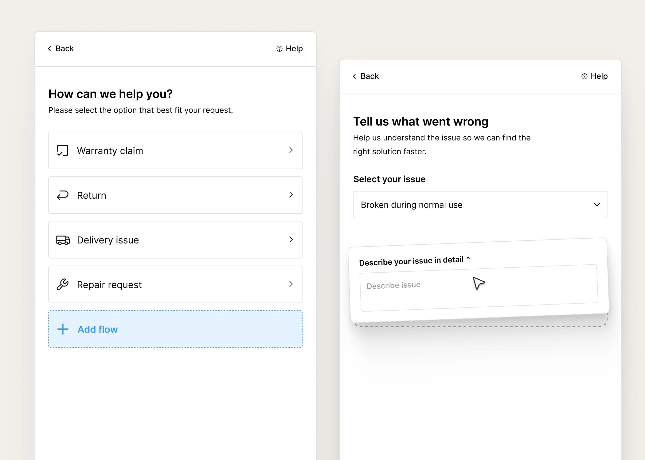 Claimlane self-service portal