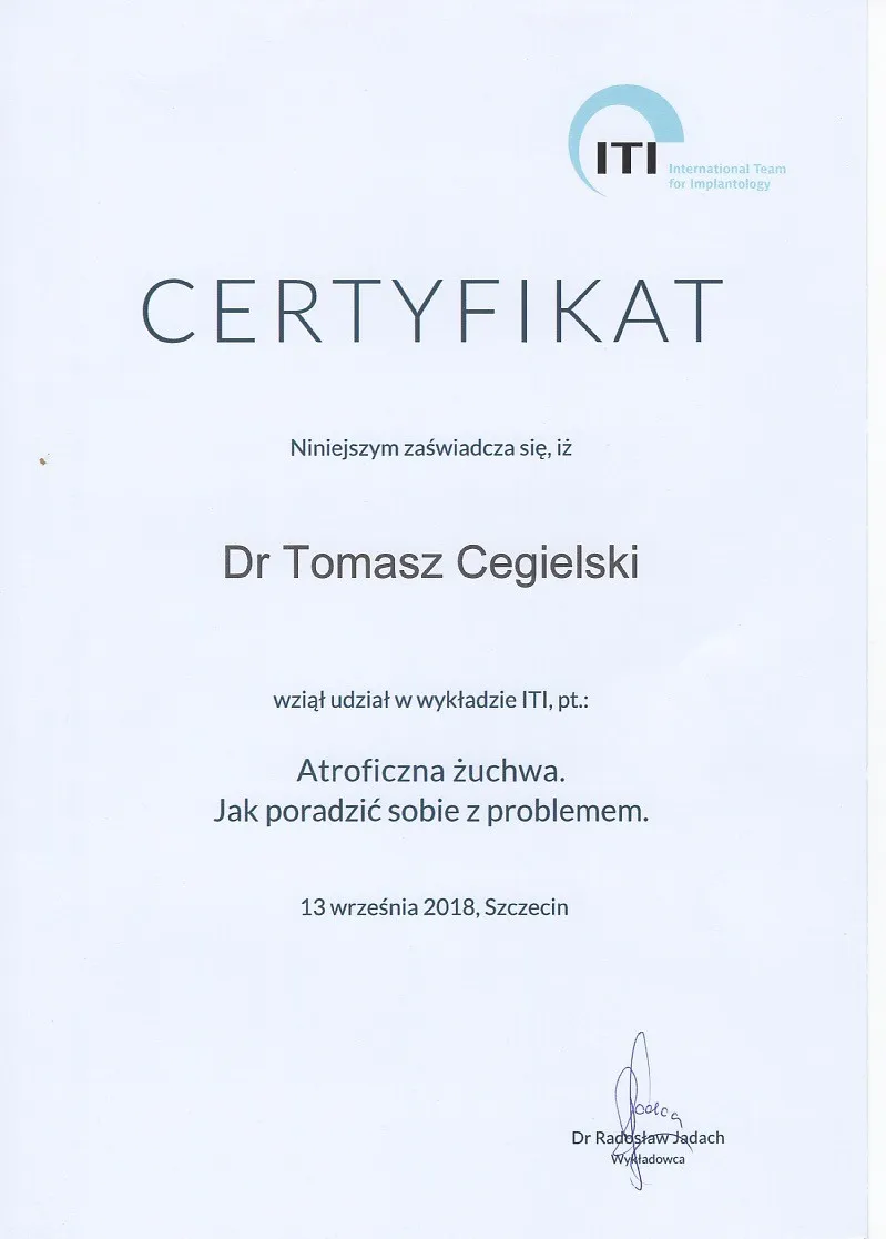 Tomasz-Cegielski-Certificate-Atrophic-Mandible