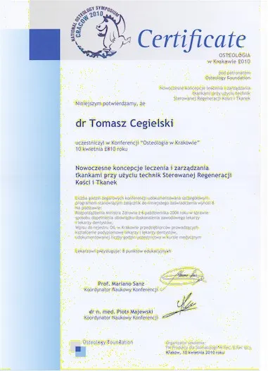 tomasz-cegielski-certyficate-osteology
