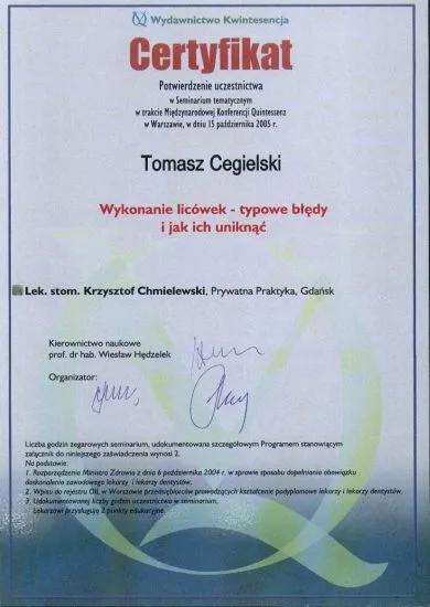 Tomasz-Cegielski-Certificate-Veneer-Placement

