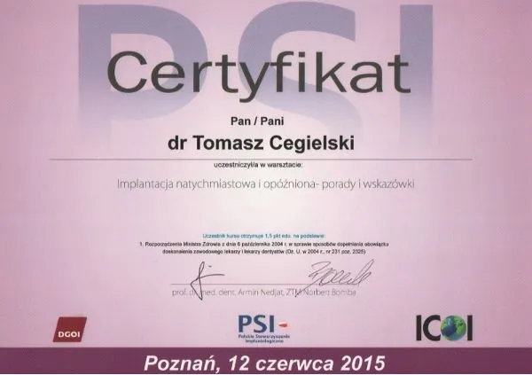 tomasz-cegielski-certyfikat-implantacja-natychmiastowa-i-opozniona