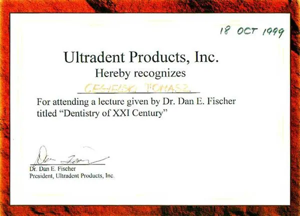 certyficate-ultradent