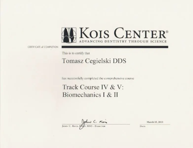 kois-center-certificate-implantology
