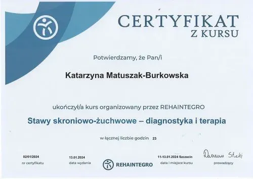 Katarzyna-Matuszak-Burkowska-certificate-stomatologia-na-podzamczu-1-1