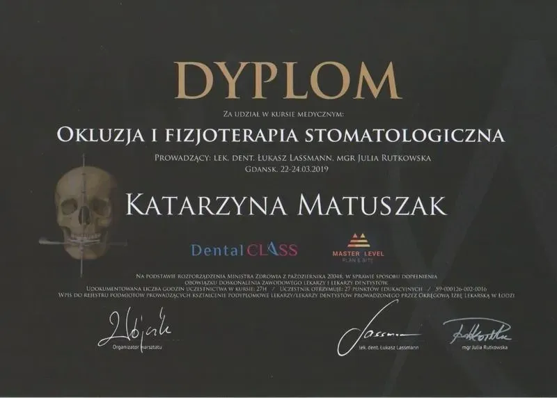 Katarzyna-Matuszak-Burkowska-certificate-stomatologia-na-podzamczu-5