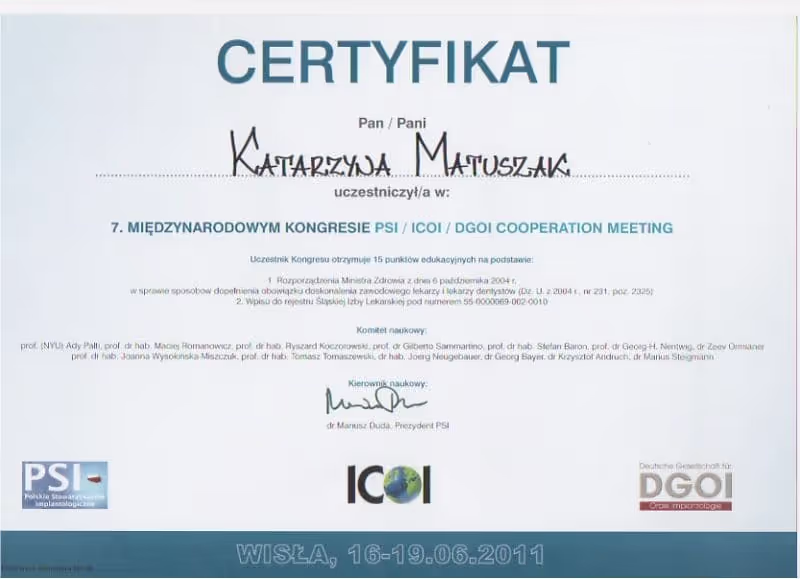 Katarzyna-Matuszak-Burkowska-certyficate-implantology-5